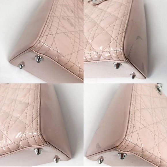 Christian Dior Patent Large Lady Dior Pink - Picture 4 of 11